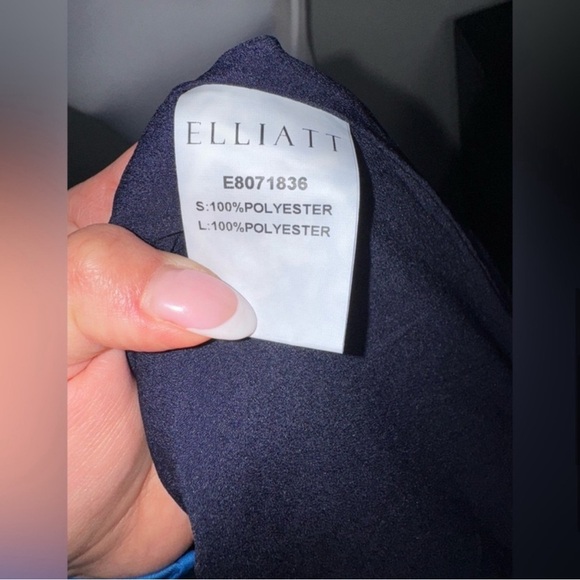 Elliatt Optics Floral Lace Peplum Dress/Size Small - Picture 7 of 10